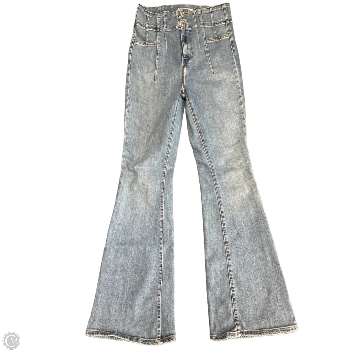 Jeans Flared By We The Free In Blue Denim, Size: 8