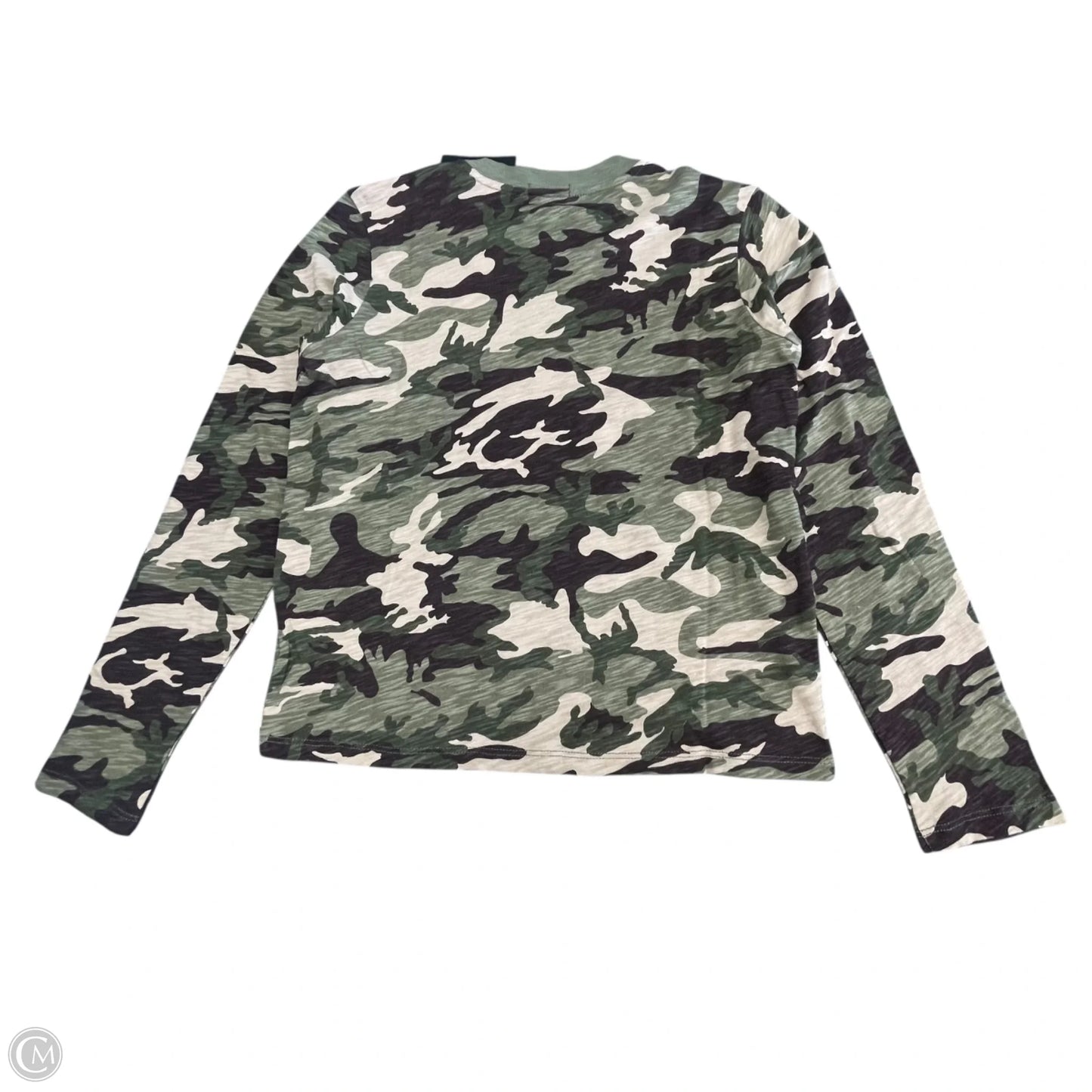 Top Long Sleeve Basic By Atm In Camouflage Print, Size: Xs