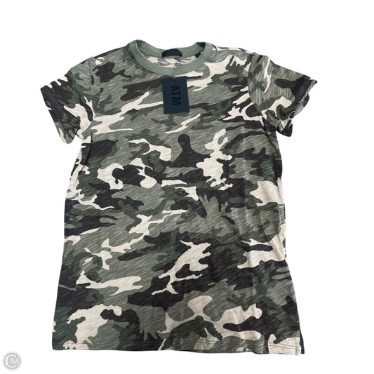 Top Short Sleeve Basic By Atm In Camouflage Print, Size: Xs