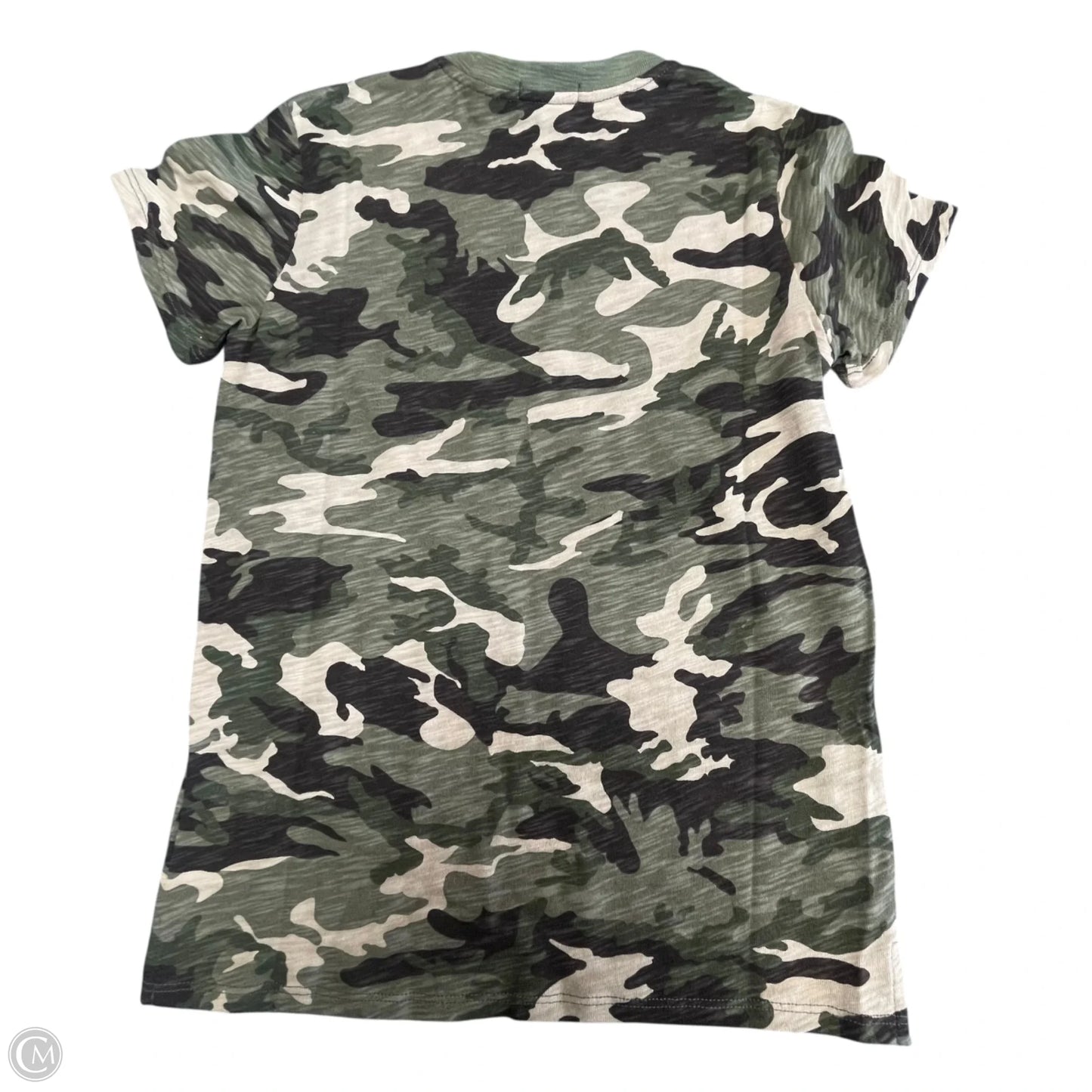 Top Short Sleeve Basic By Atm In Camouflage Print, Size: Xs