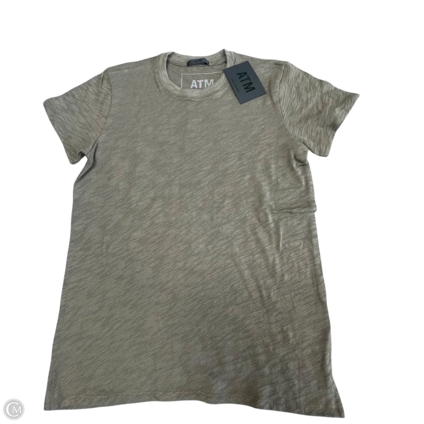 Top Short Sleeve Basic By Atm In Green, Size: Xs