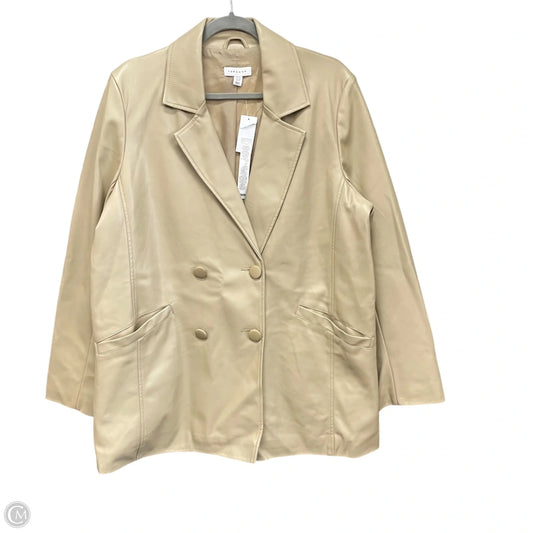 Blazer By Topshop In Beige, Size: 10