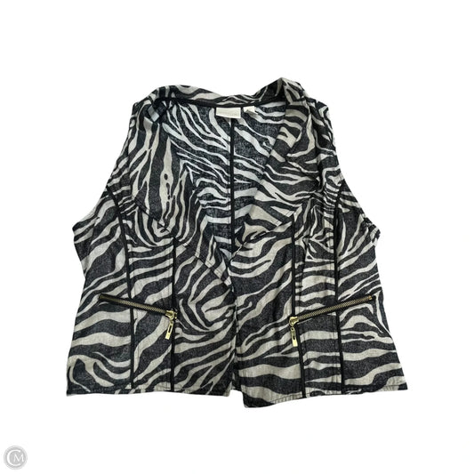 Vest Other By Chicos In Zebra Print, Size: S