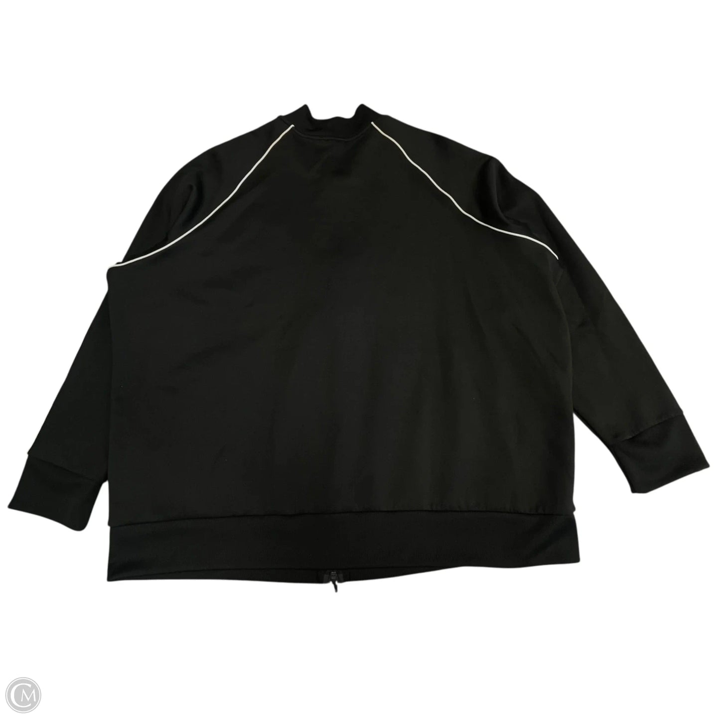 Athletic Jacket By Adidas In Black, Size: 3x