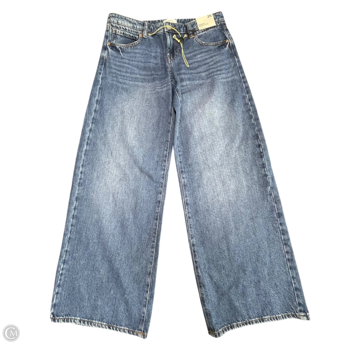 Jeans Wide Leg By Forever 21 In Blue Denim, Size: 2