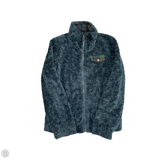 Jacket Fleece By Pendleton In Navy, Size: S