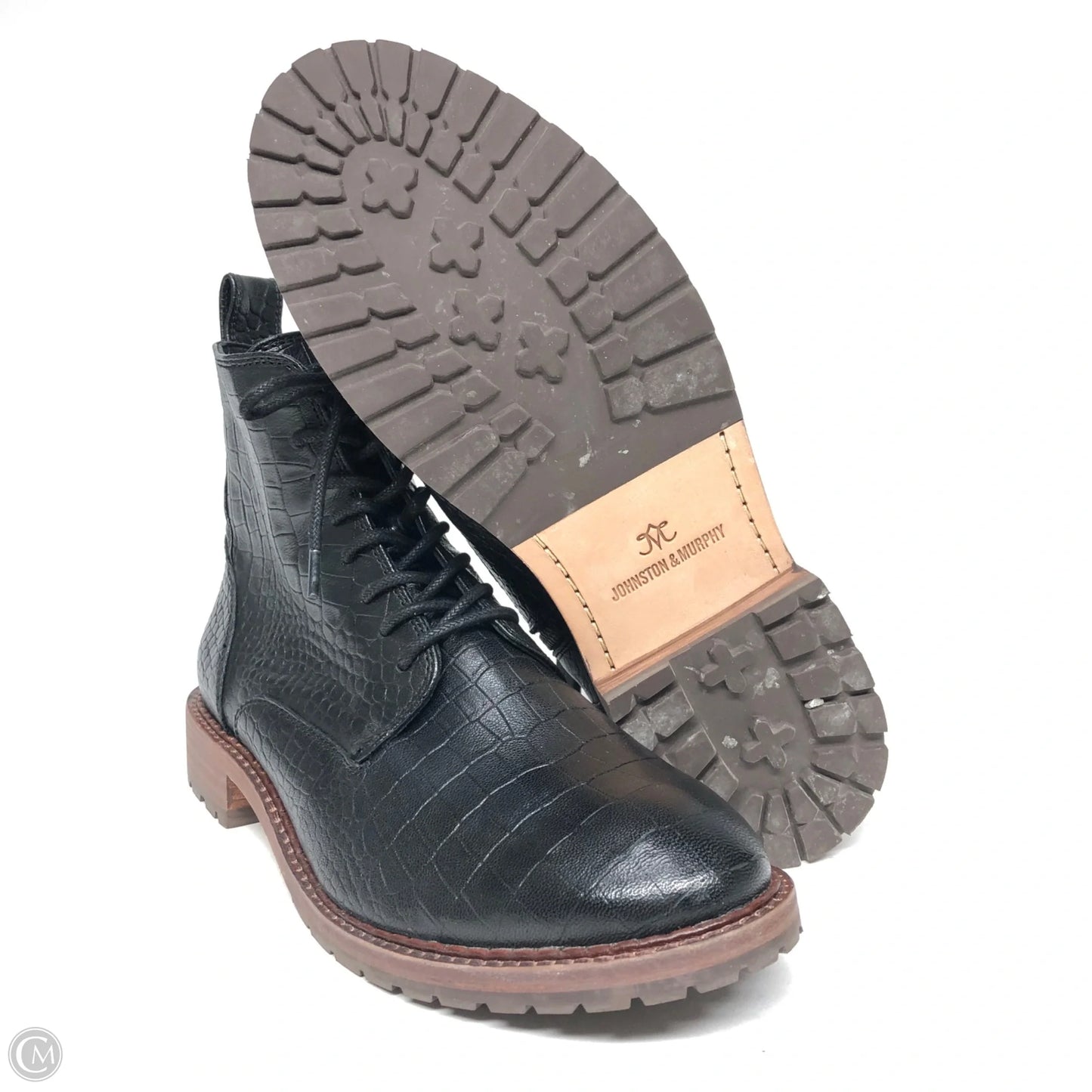 Boots Ankle Flats By Johnston & Murphy In Black, Size: 9.5