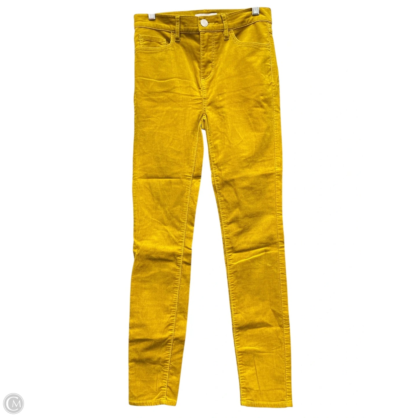 Pants Corduroy By Loft In Yellow, Size: 0