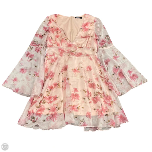 Dress Casual Short By Clothes Mentor In Pink, Size: M