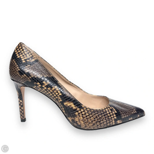 Shoes Heels Stiletto By Banana Republic In Snakeskin Print, Size: 8