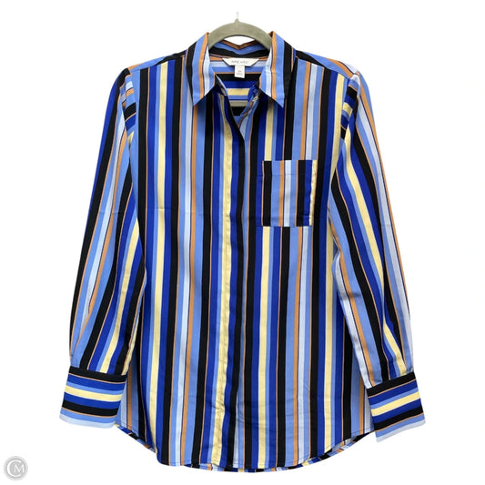Top Long Sleeve By Nine West Apparel In Striped Pattern, Size: Xs