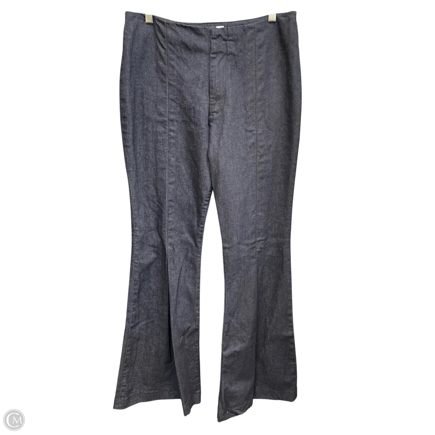Jeans Flared By Frame In Blue Denim, Size: 10