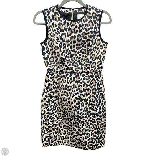 Dress Designer By Kate Spade In Animal Print, Size: 2