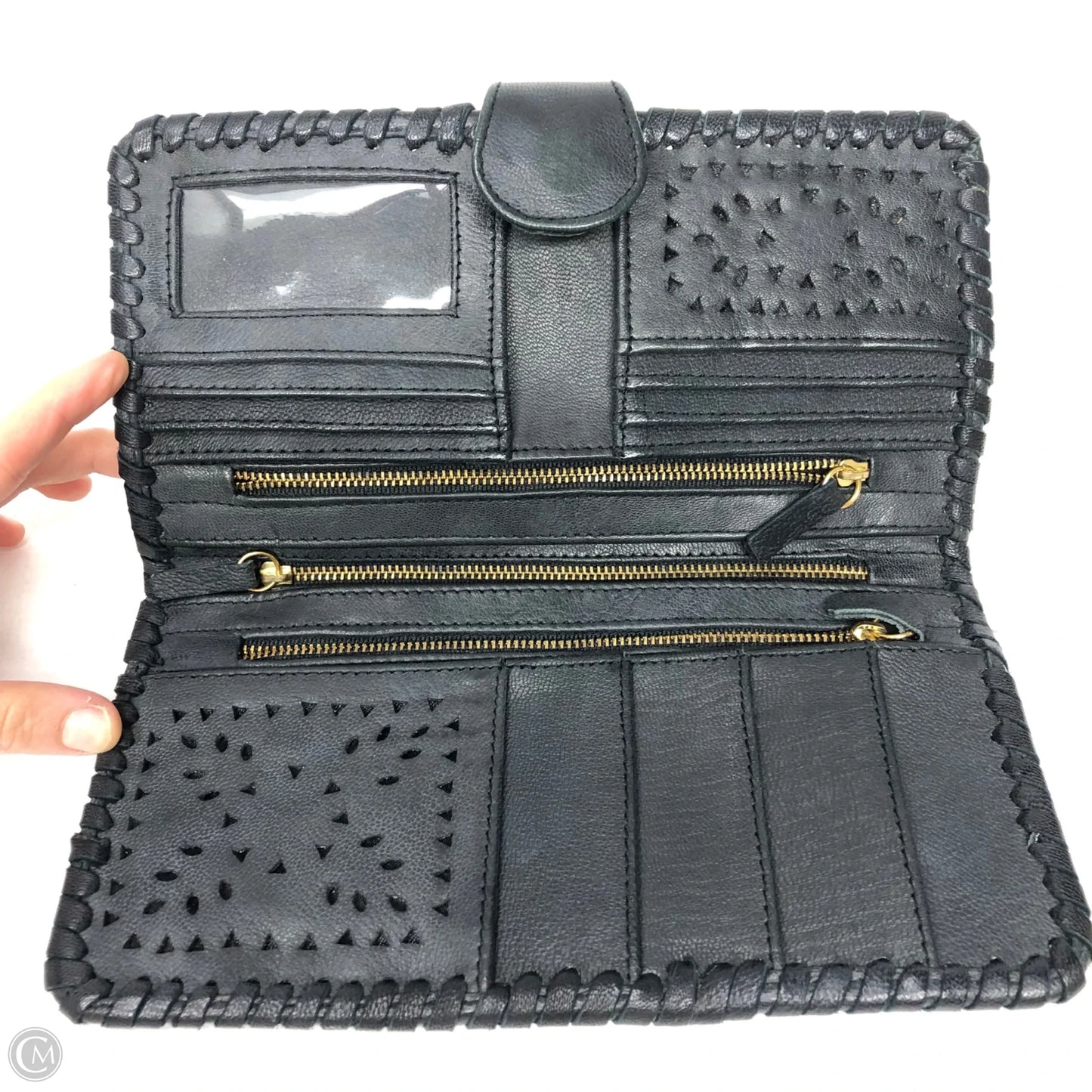 Wallet Leather By Cleobella, Size: Large