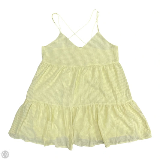 Dress Designer By Rebecca Minkoff In Yellow, Size: L