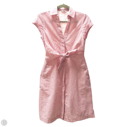 Dress Casual Short By Vineyard Vines In Red & White, Size: 0