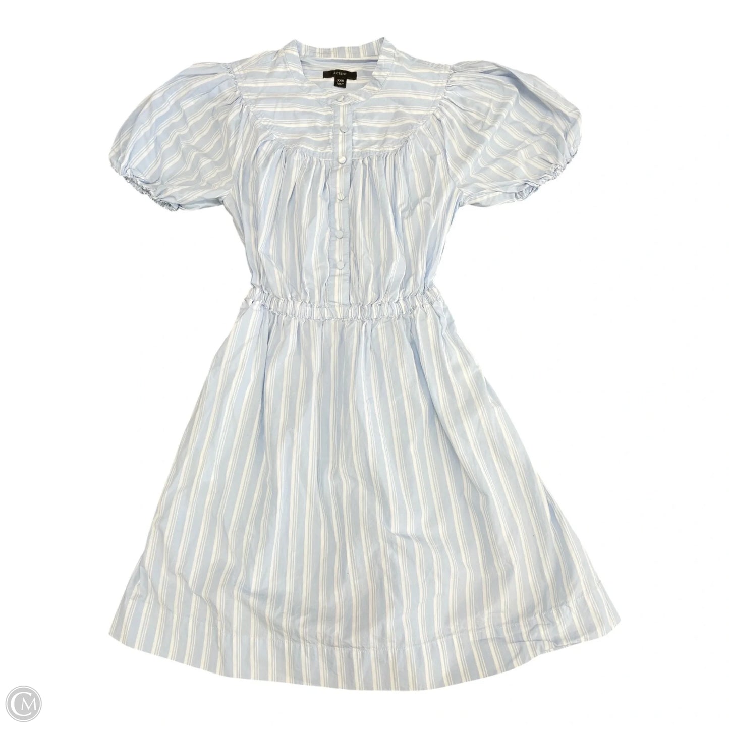 Dress Casual Short By J. Crew In Blue & White, Size: Xxs