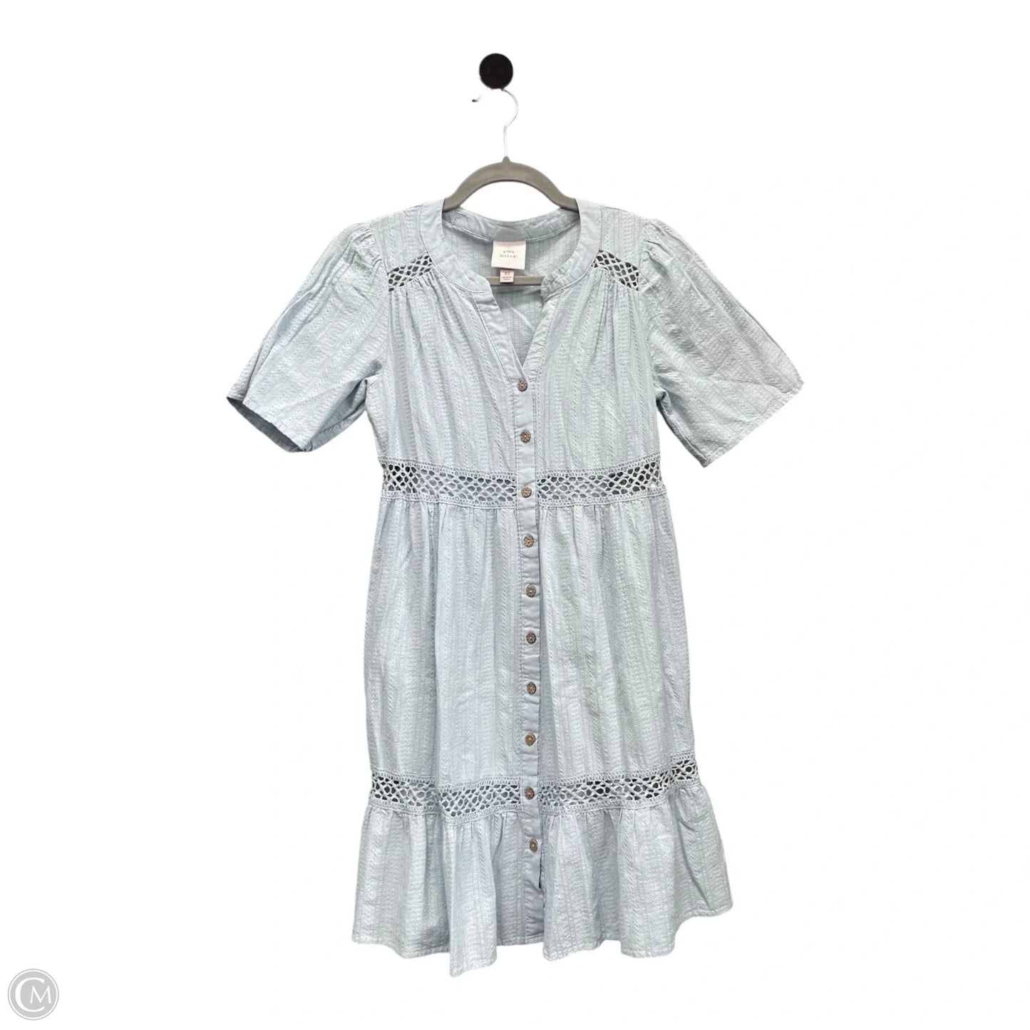 Dress Casual Short By Knox Rose In Blue, Size: Xs