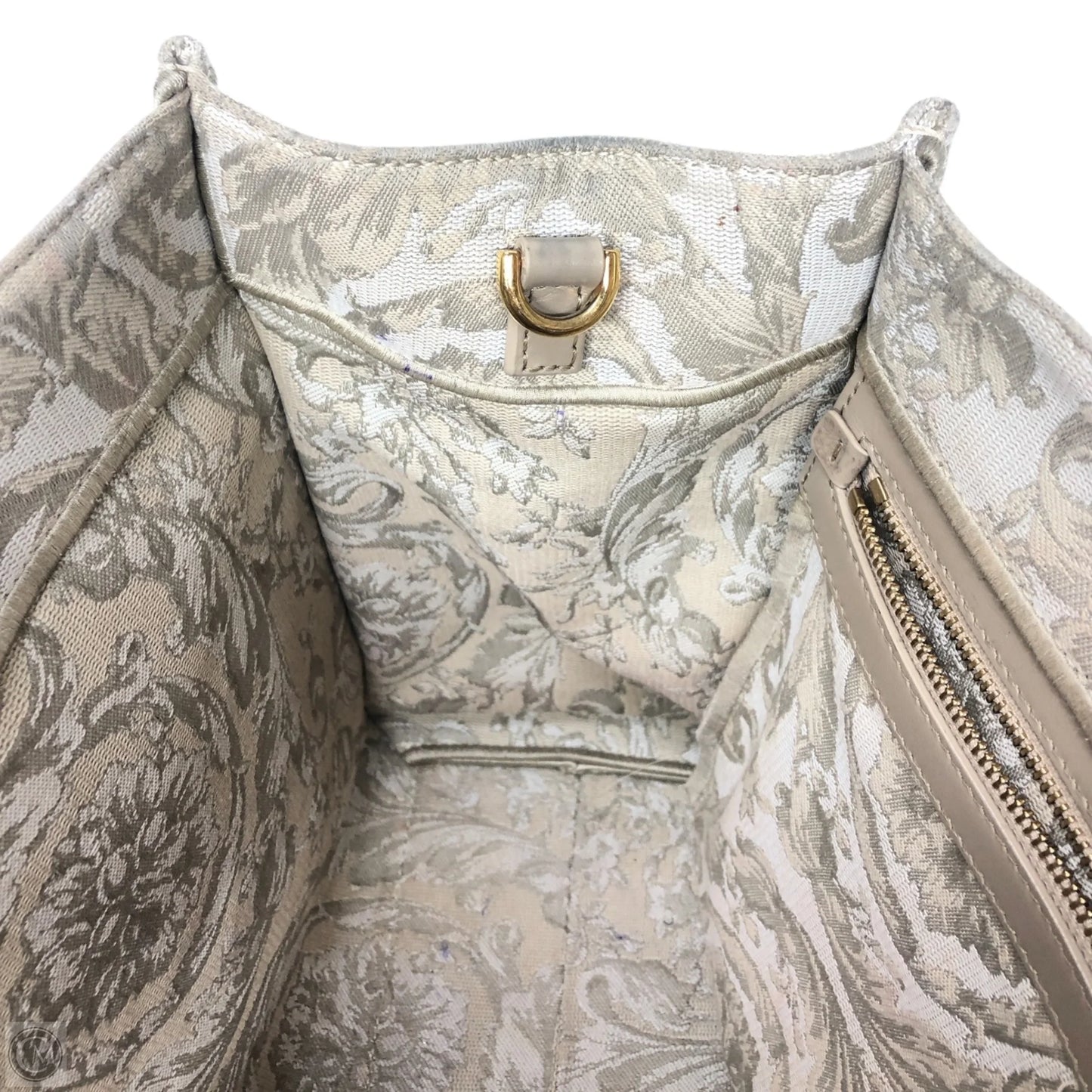 Tote Luxury Designer By Versace, Size: Medium