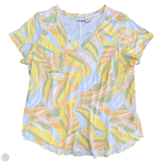 Top Short Sleeve By Rachel Zoe In Multi-colored, Size: 1x