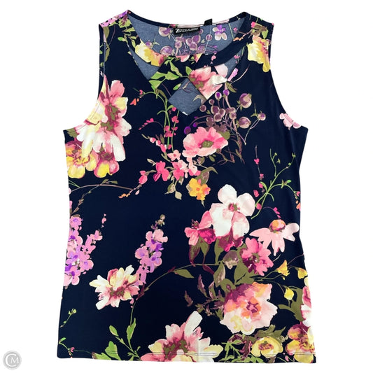Top Sleeveless By New York And Co In Floral Print, Size: M