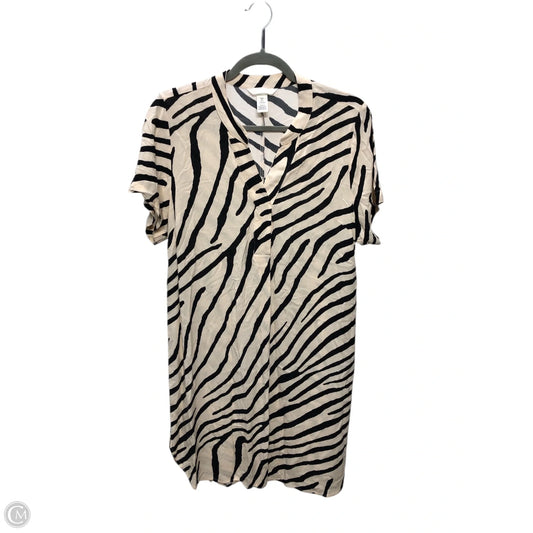 Dress Casual Short By H&m In Black & Tan, Size: S