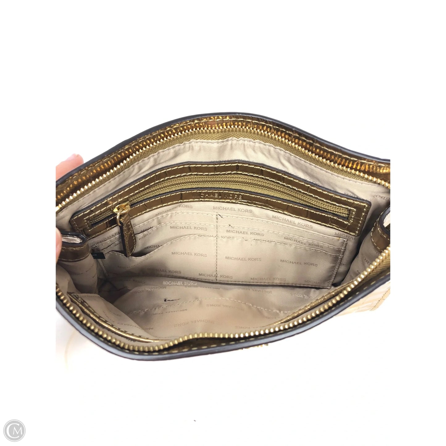 Crossbody Designer By Michael Kors, Size: Medium