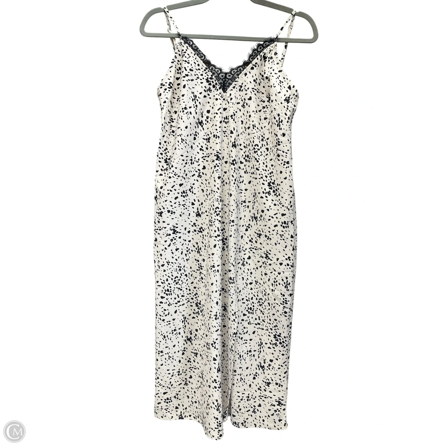 Dress Casual Midi By A New Day In Black & Cream, Size: Xs