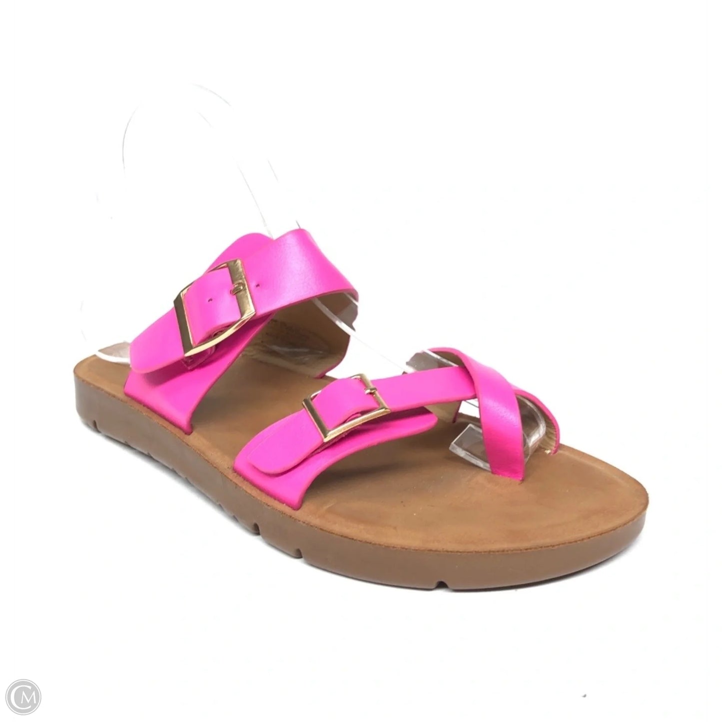Sandals Flats By Forever In Pink, Size: 7.5