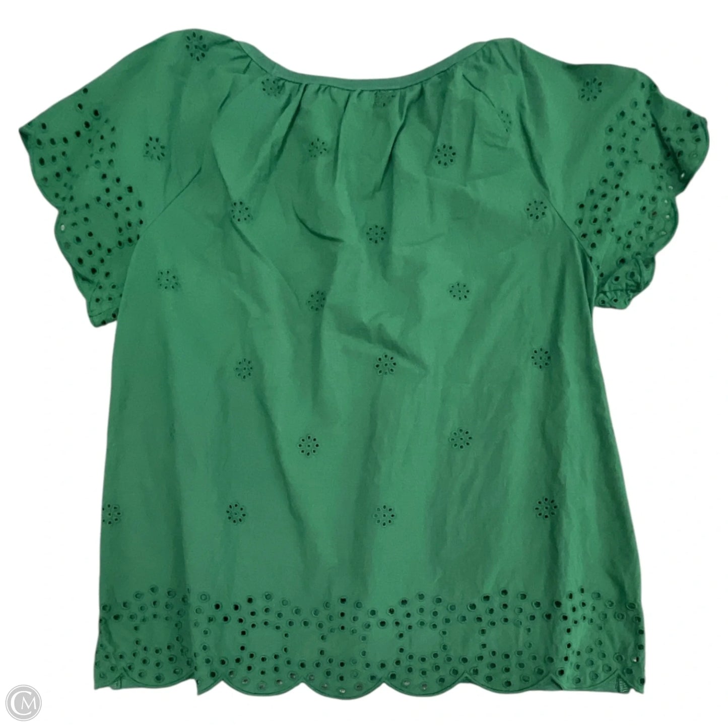 Top Short Sleeve By Lc Lauren Conrad In Green, Size: S