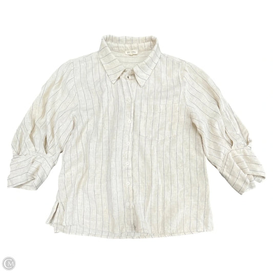 Top 3/4 Sleeve By Jodifl In Beige, Size: S