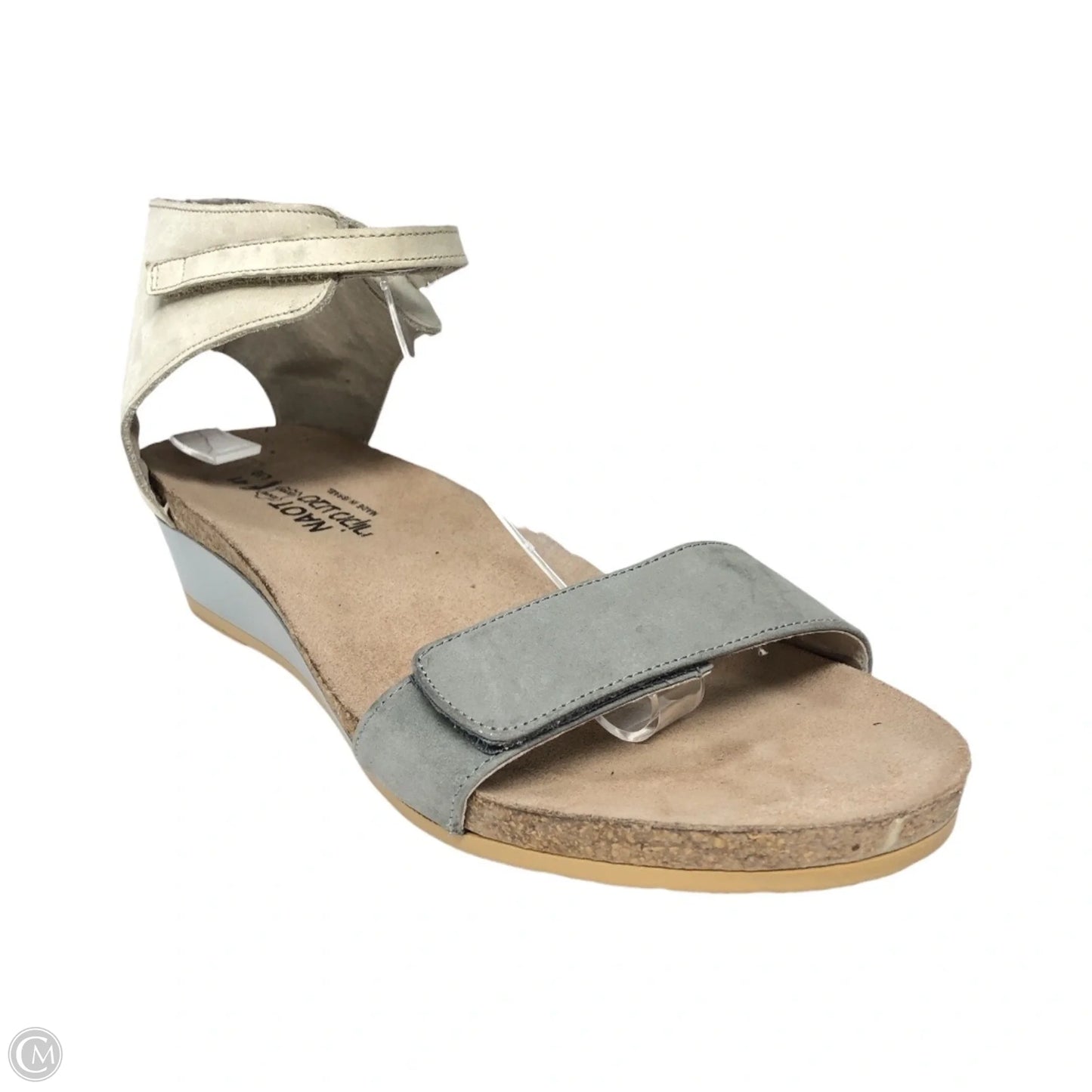 Sandals Heels Wedge By Naot In Grey, Size: 10