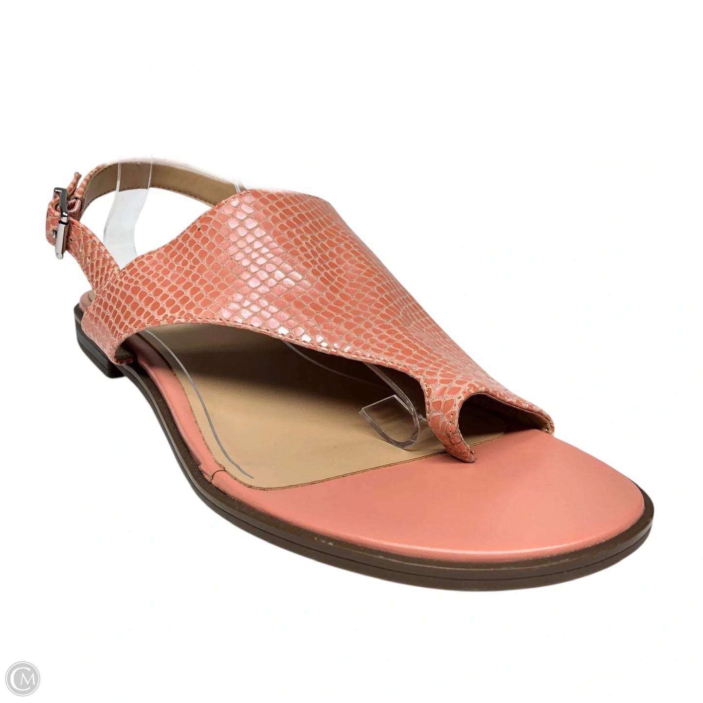 Sandals Flats By Vionic In Peach, Size: 11