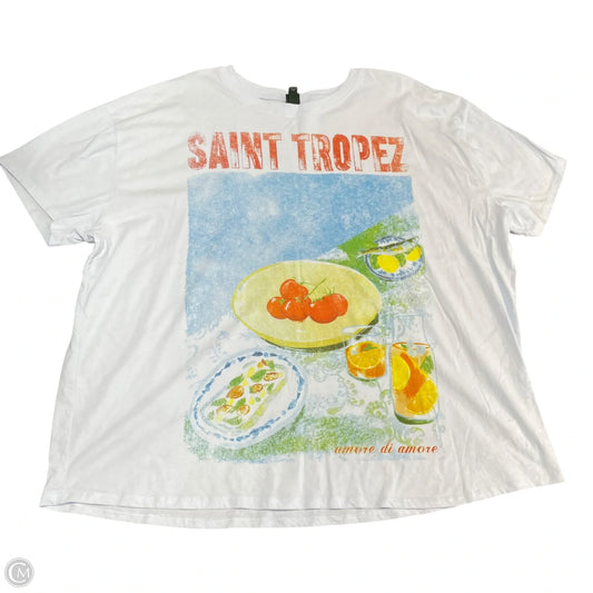 Top Short Sleeve By Wild Fable In Blue, Size: Xxl