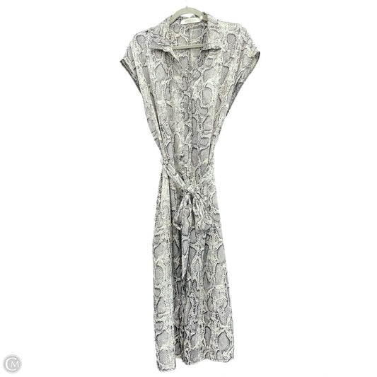 Dress Casual Short By Bishop + Young In Grey & White, Size: Xlp