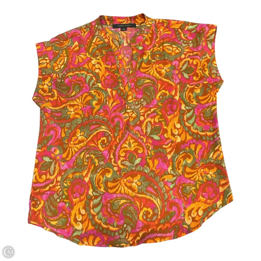 Top Short Sleeve By Cynthia Steffe In Multi-colored, Size: M