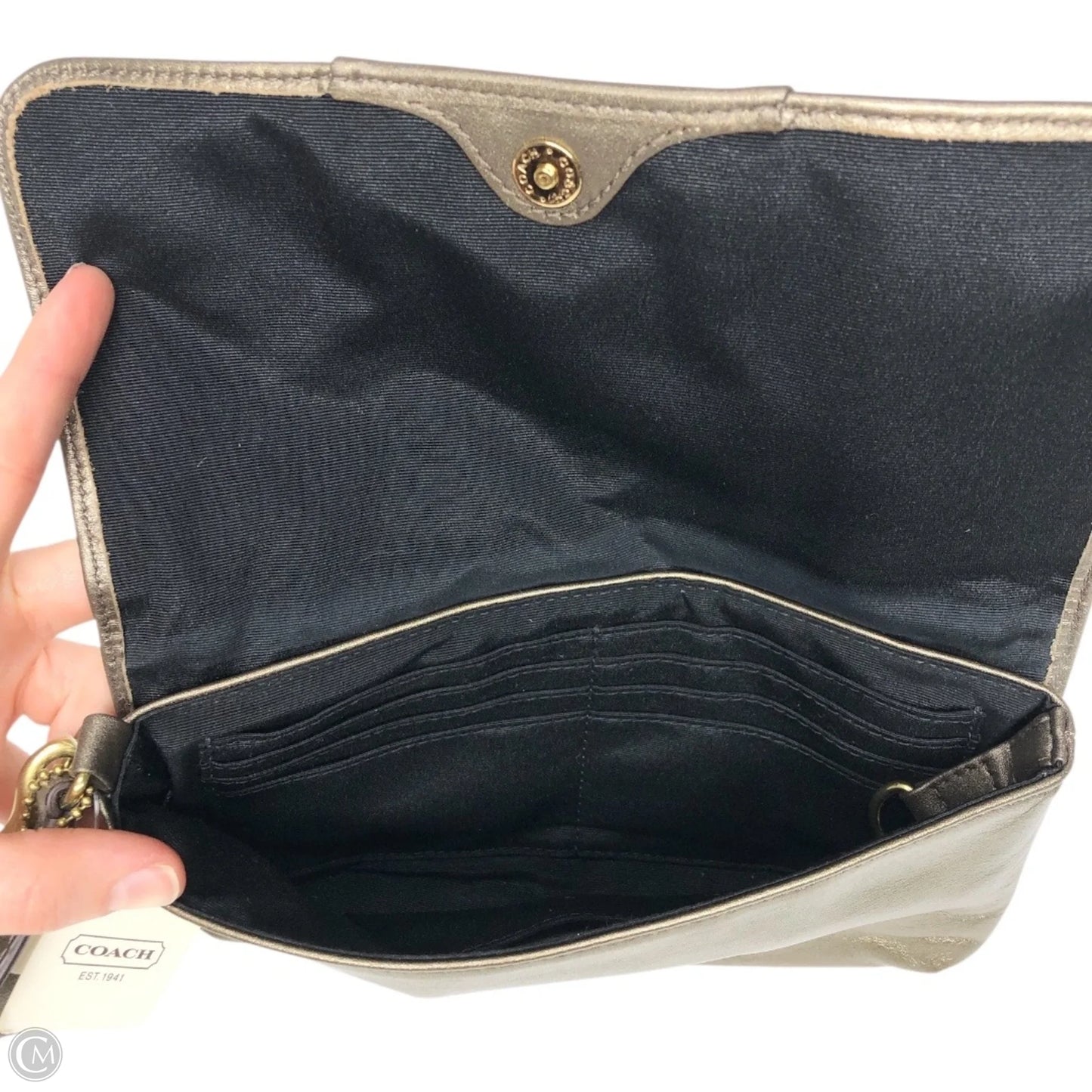 Wristlet Designer By Coach, Size: Large