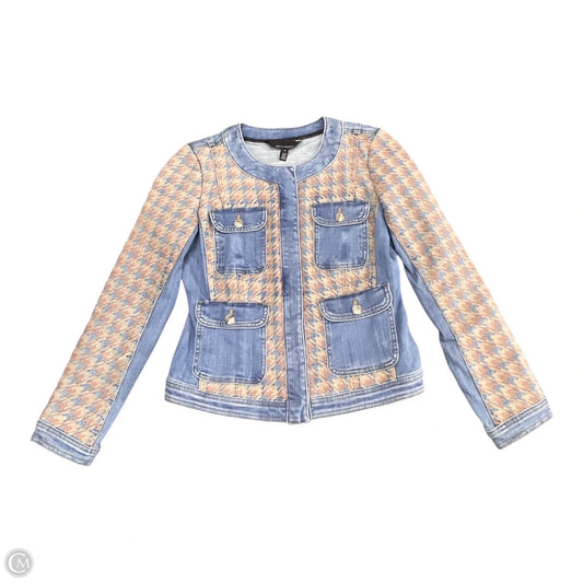 Jacket Denim By White House Black Market In Multi-colored, Size: 8