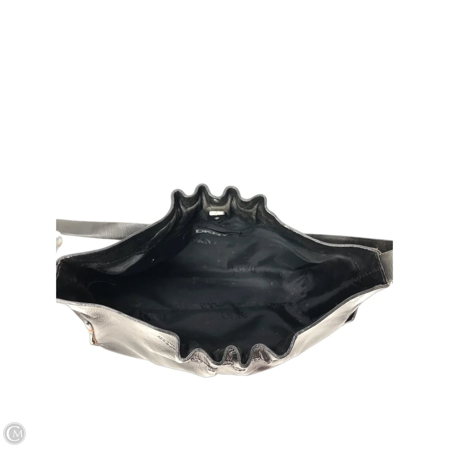 Handbag Leather By Dkny, Size: Small