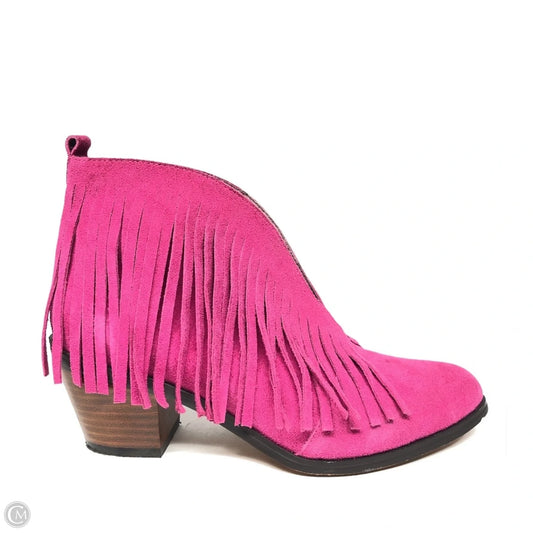 Boots Western By Lucky & Blessed In Pink, Size: 8