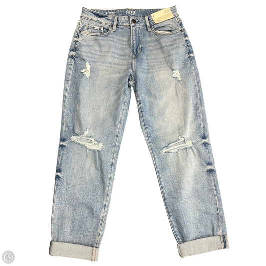 Jeans Boyfriend By Ana In Blue Denim, Size: 4