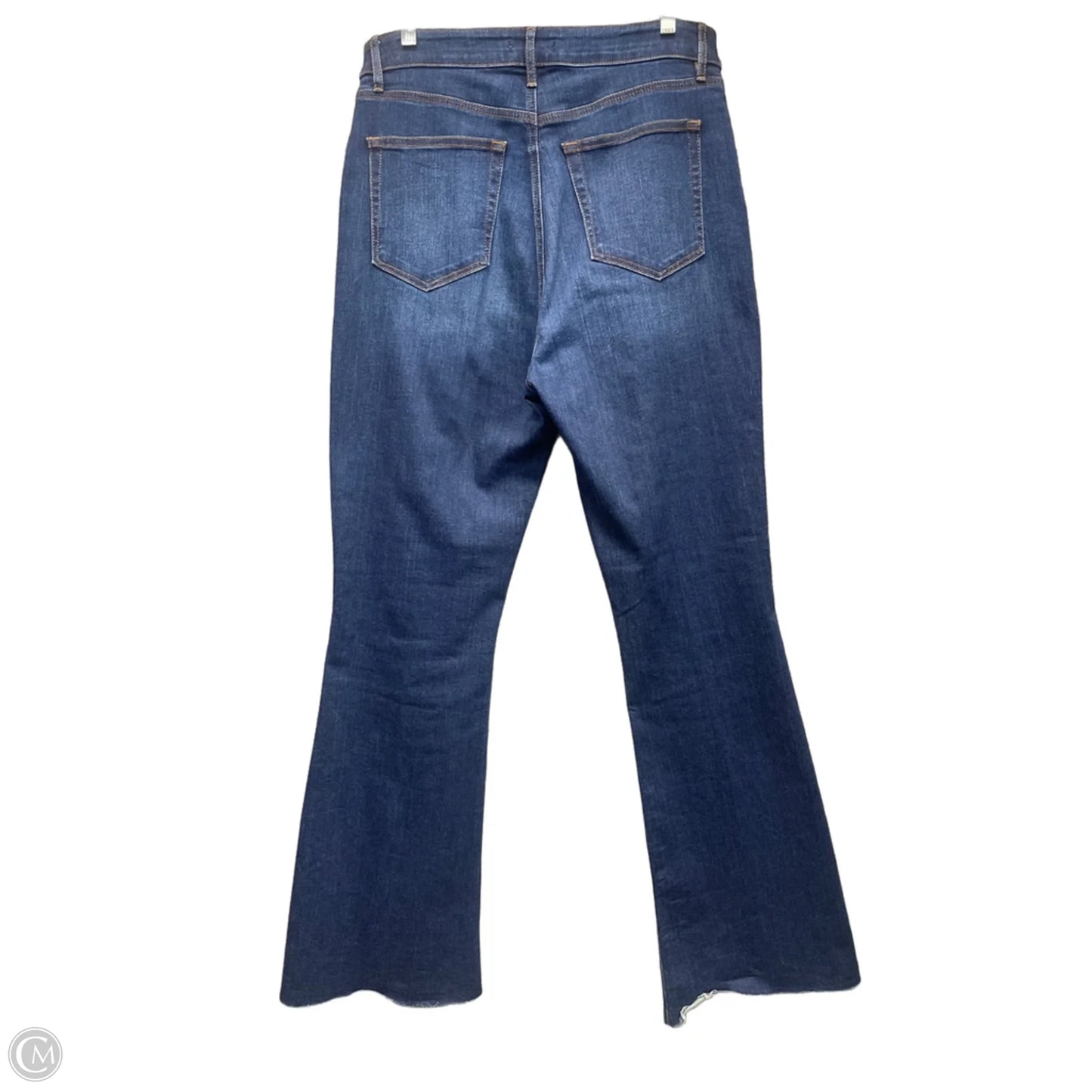 Jeans Flared By Loft In Blue Denim, Size: 10