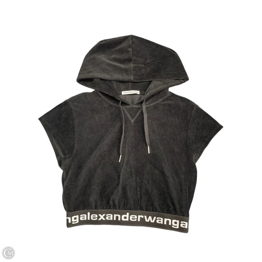 Top Short Sleeve Luxury Designer By Alexander Wang In Black, Size: S