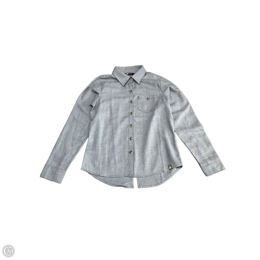 Top Long Sleeve By The North Face In Blue, Size: S