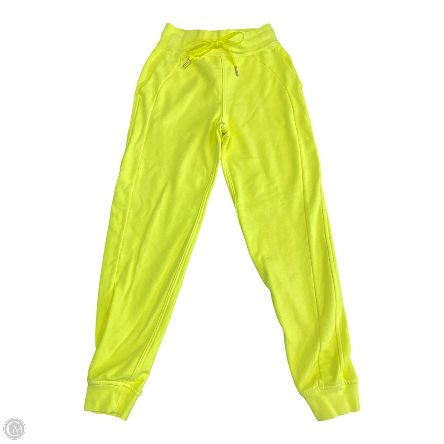 Athletic Pants By Lululemon In Yellow, Size: 0