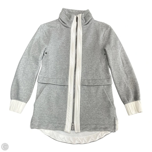Athletic Jacket By Lululemon In Grey, Size: 2