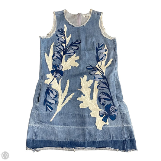 Dress Casual Short By Adore In Blue Denim, Size: M