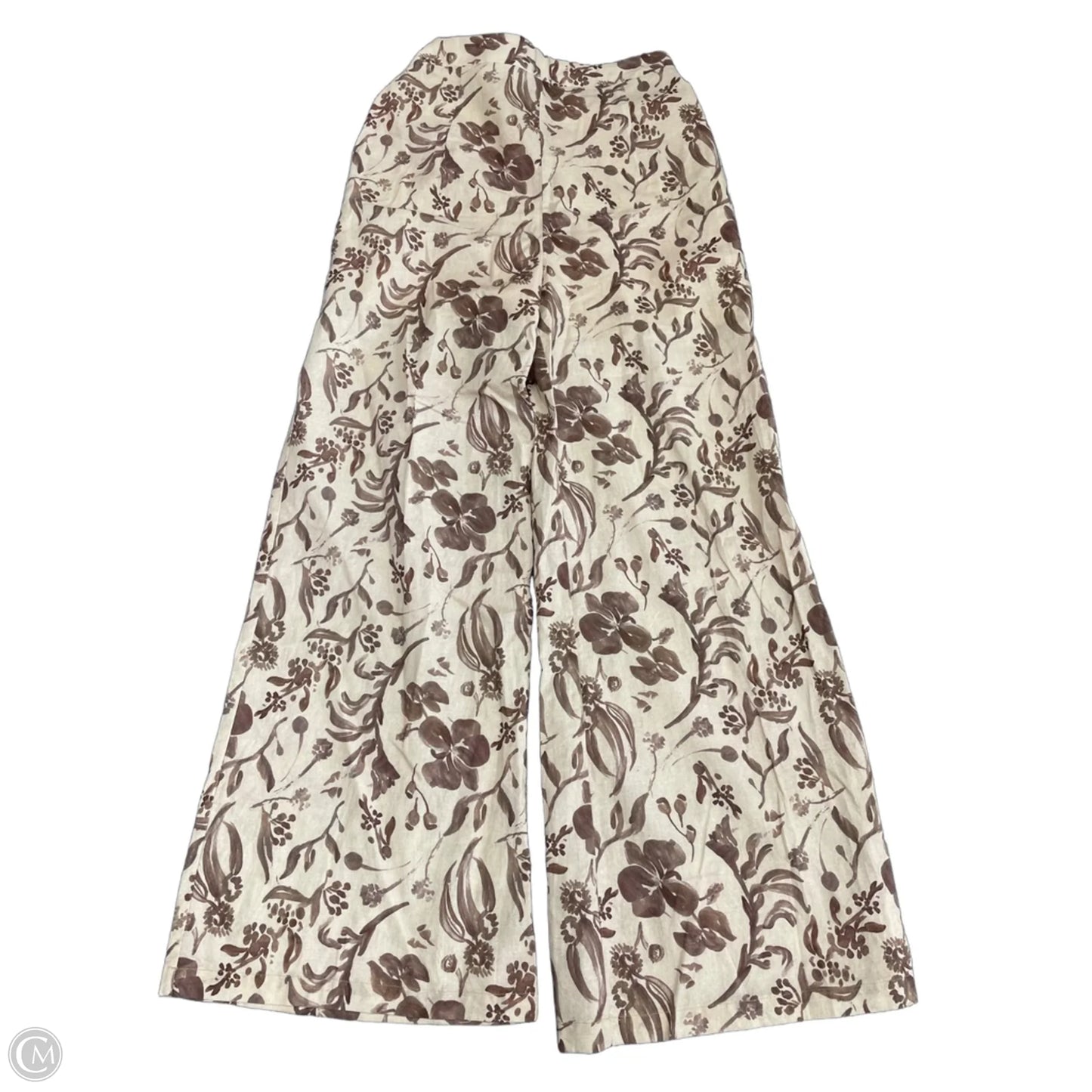 Pants Wide Leg By Petal & Pup In Brown, Size: Xl