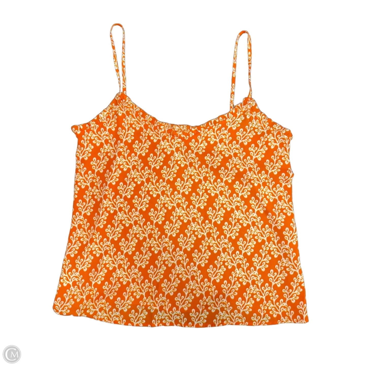 Top Sleeveless By Loft In Orange, Size: Xsp