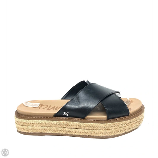 Sandals Heels Platform By Sam Edelman In Black, Size: 10